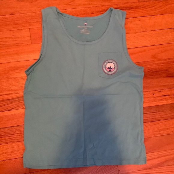 The southern shirt company light blue tee tank - Picture 1 of 3
